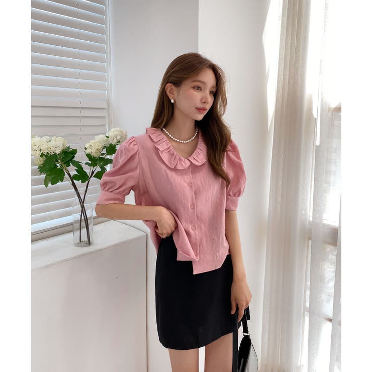 フリルスリットブラウス | by muni:r | 詳細画像30 