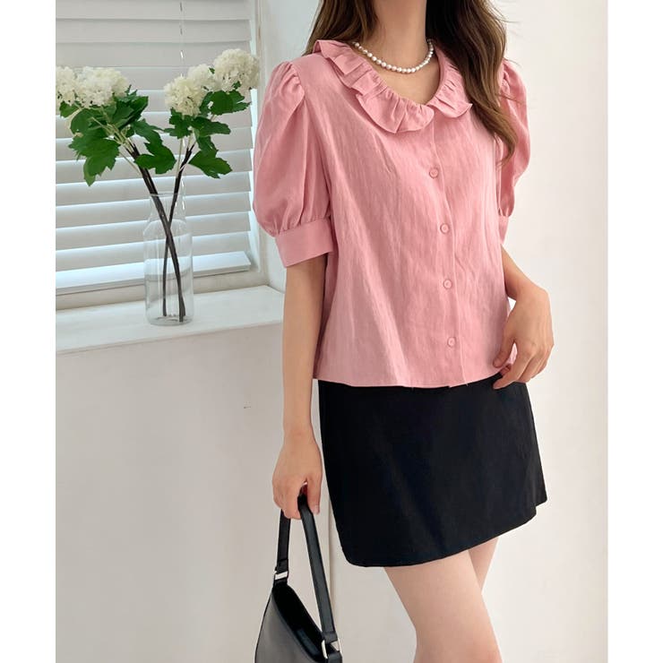 フリルスリットブラウス | by muni:r | 詳細画像31 