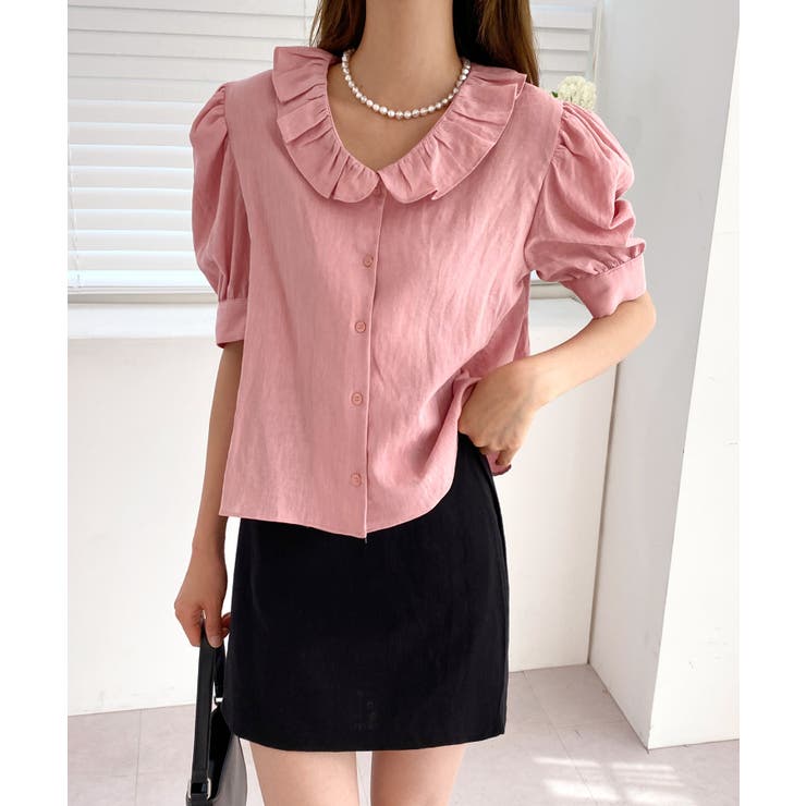 フリルスリットブラウス | by muni:r | 詳細画像32 