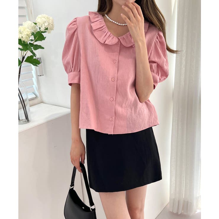 フリルスリットブラウス | by muni:r | 詳細画像33 