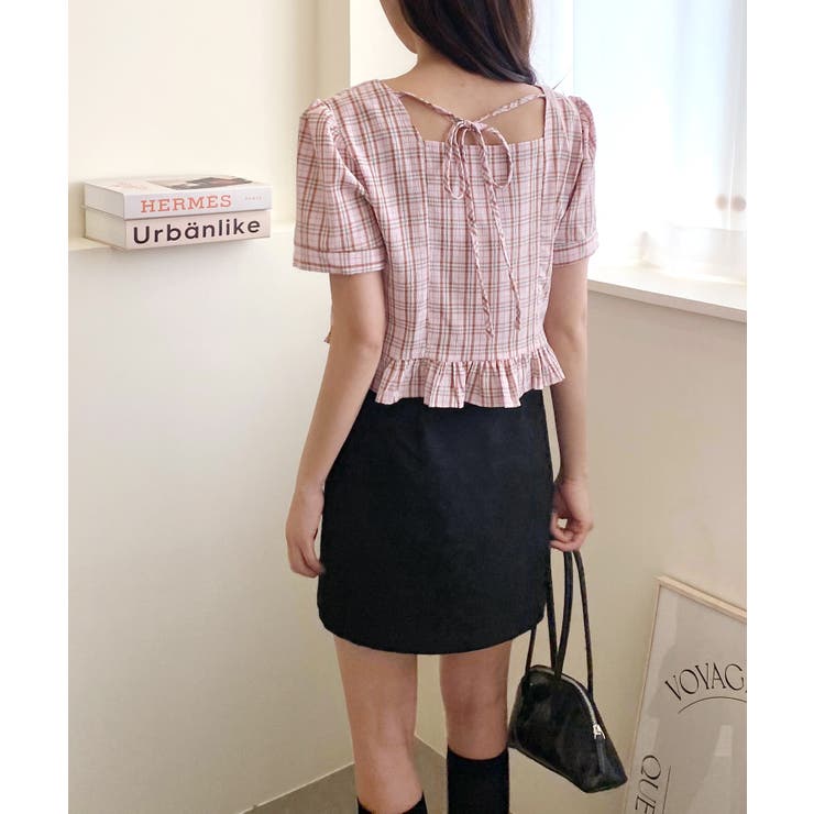 ラブリーチェックフリルブラウス | by muni:r | 詳細画像25 