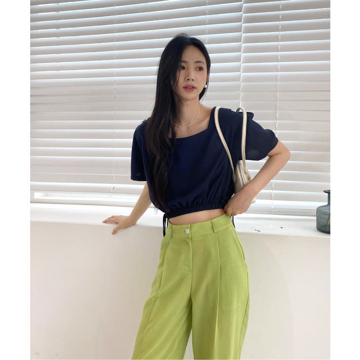 スクエアサイドリボンブラウス | by muni:r | 詳細画像32 