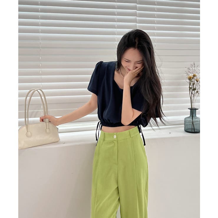 スクエアサイドリボンブラウス | by muni:r | 詳細画像33 