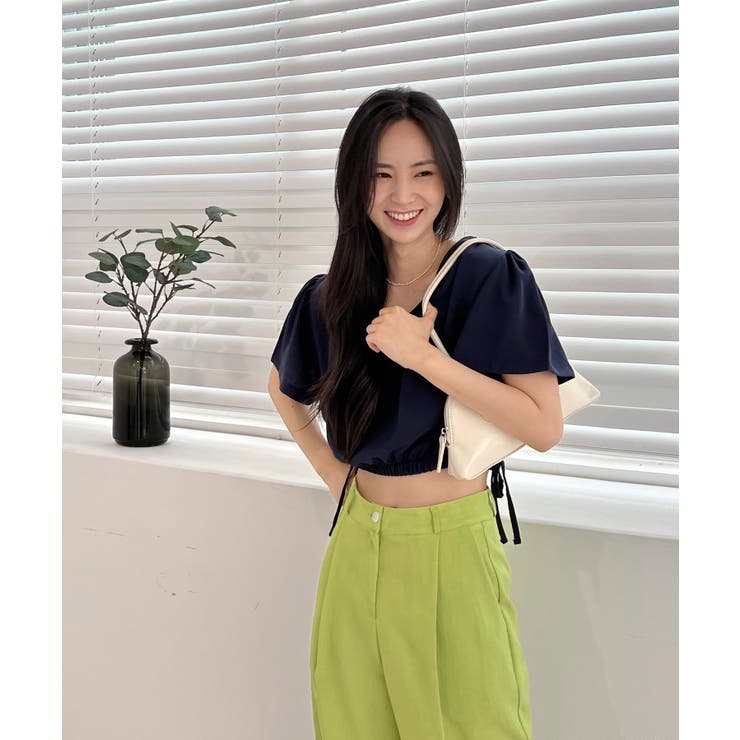 スクエアサイドリボンブラウス | by muni:r | 詳細画像36 