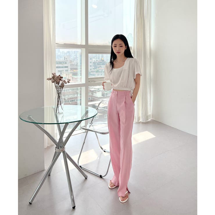 スクエアサイドリボンブラウス | by muni:r | 詳細画像4 