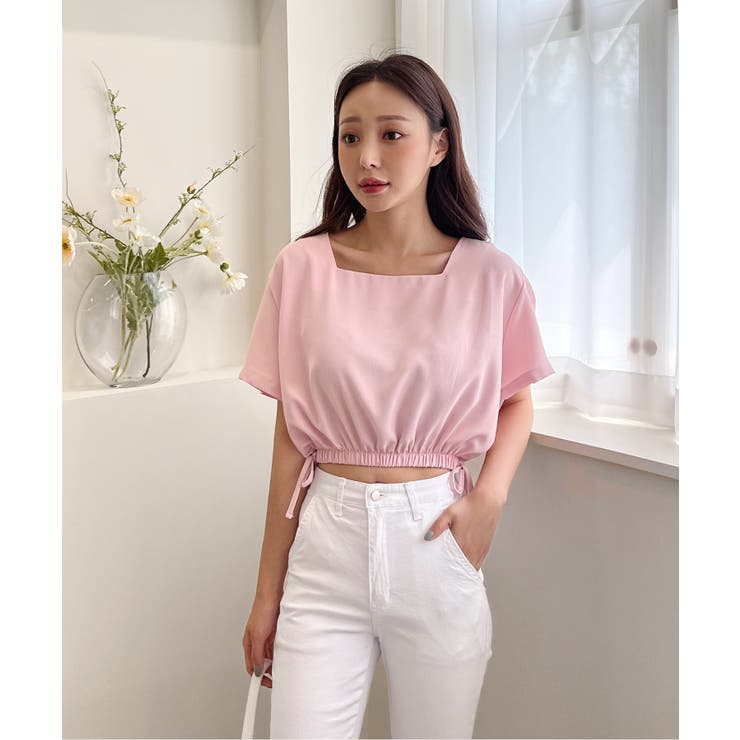 スクエアサイドリボンブラウス | by muni:r | 詳細画像41 