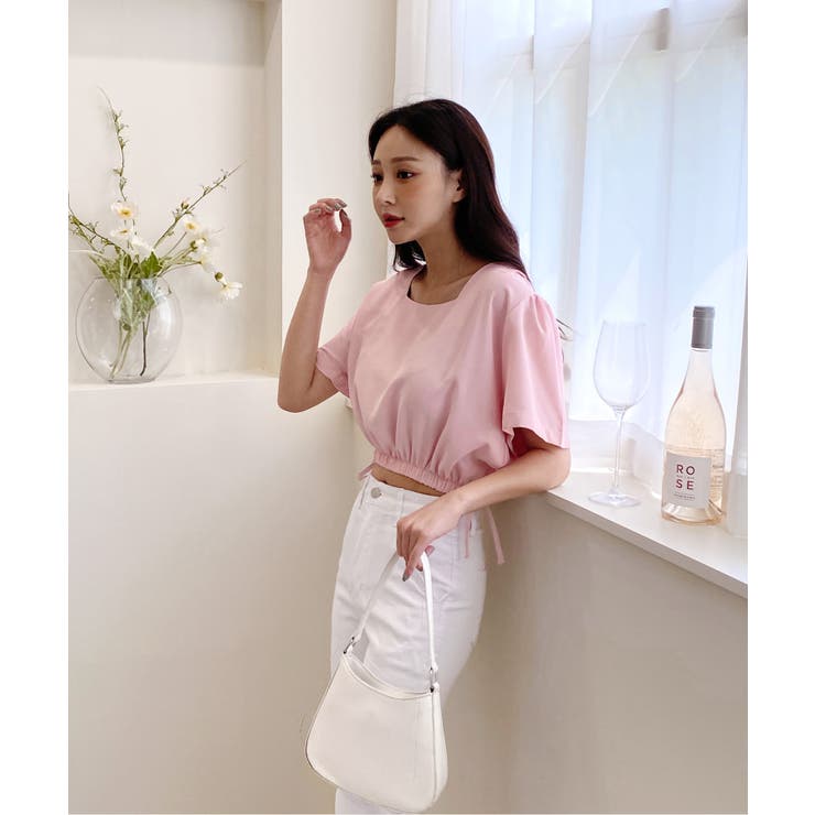 スクエアサイドリボンブラウス | by muni:r | 詳細画像42 