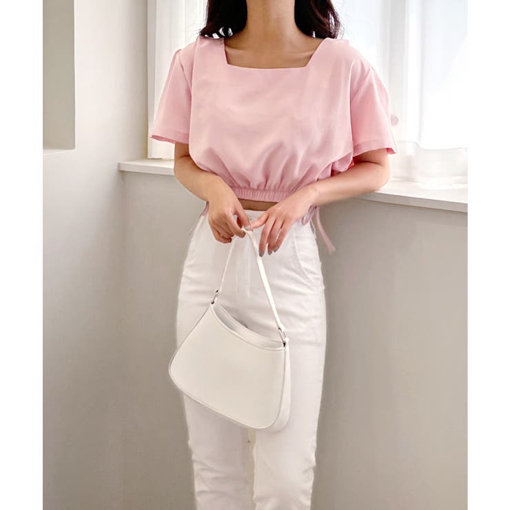 スクエアサイドリボンブラウス | by muni:r | 詳細画像43 