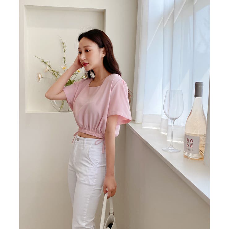 スクエアサイドリボンブラウス | by muni:r | 詳細画像49 