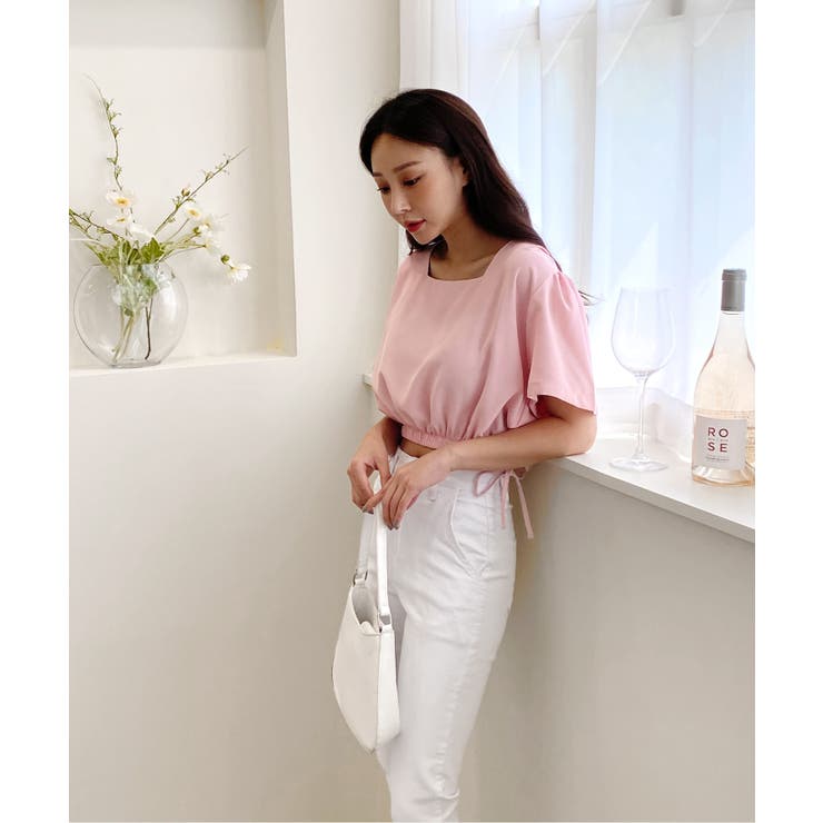 スクエアサイドリボンブラウス | by muni:r | 詳細画像51 