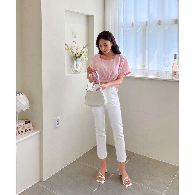 スクエアサイドリボンブラウス | by muni:r | 詳細画像53 