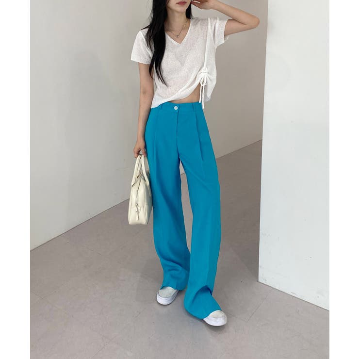 クロップシャーリングストラップニット | by muni:r | 詳細画像8 