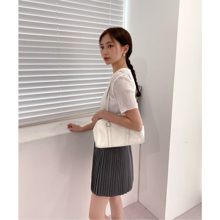 Vネックカラーリブニット | by muni:r | 詳細画像15 