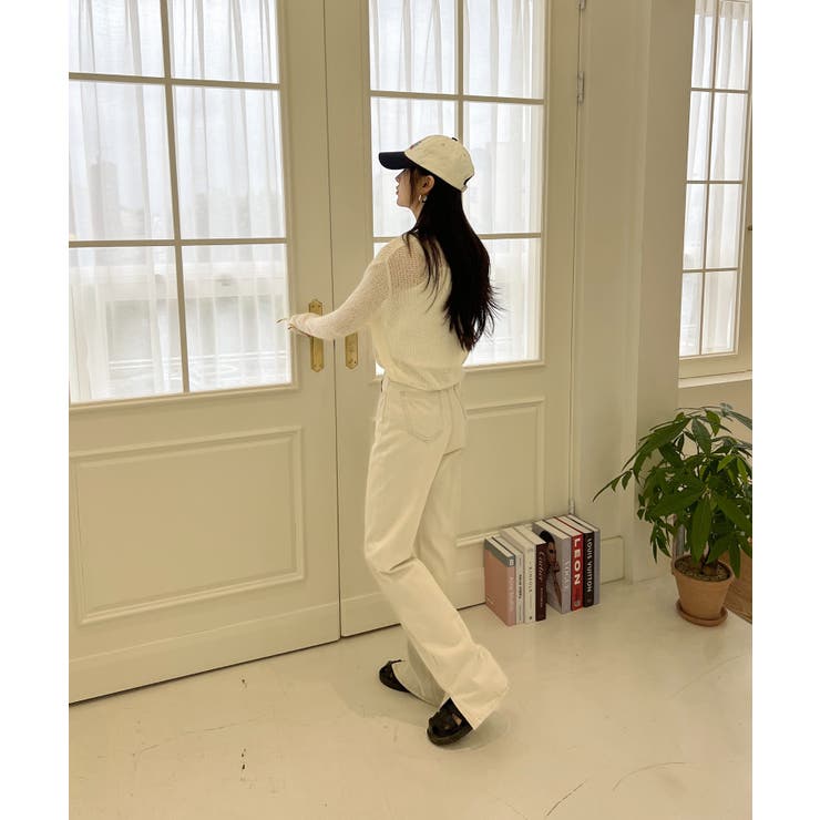 シースルーカラークロップドガーディガン | by muni:r | 詳細画像14 