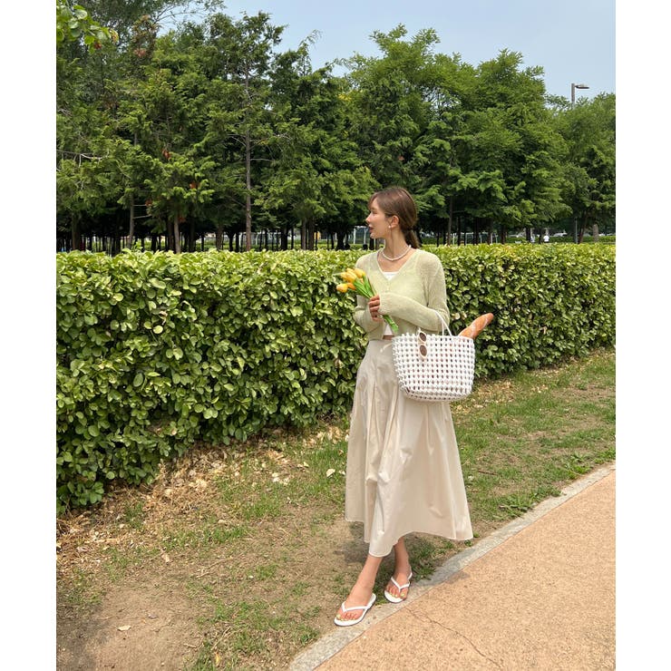 シースルーカラークロップドガーディガン | by muni:r | 詳細画像26 