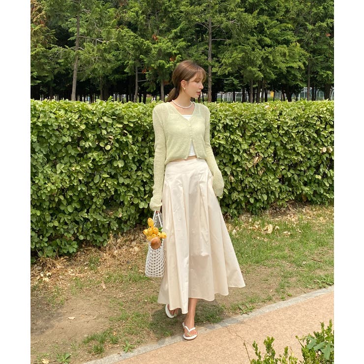 シースルーカラークロップドガーディガン | by muni:r | 詳細画像28 