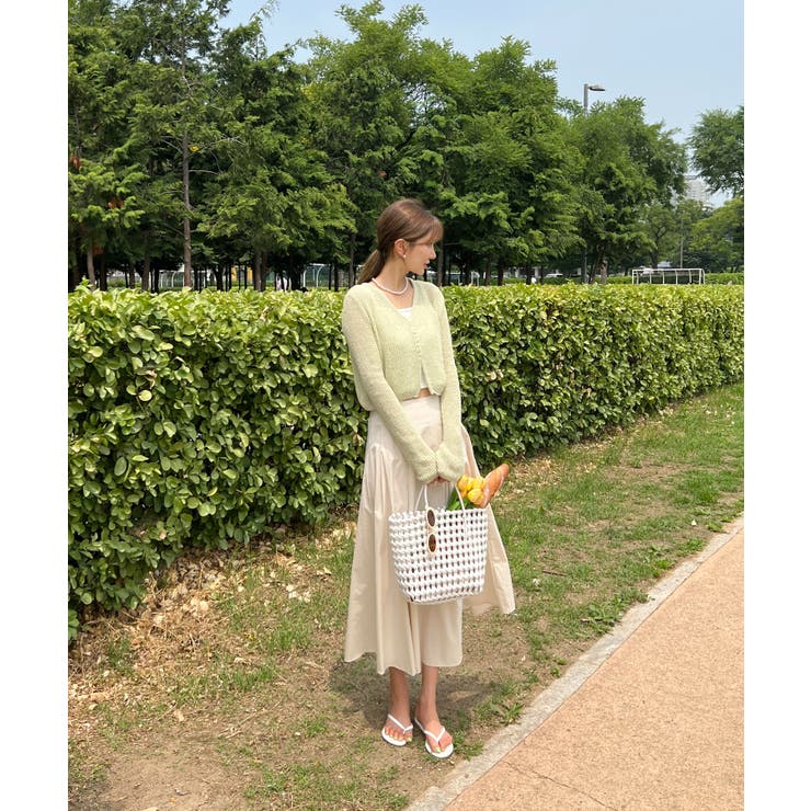 シースルーカラークロップドガーディガン | by muni:r | 詳細画像30 