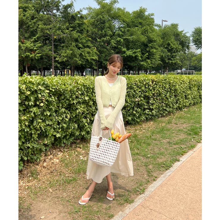 シースルーカラークロップドガーディガン | by muni:r | 詳細画像32 