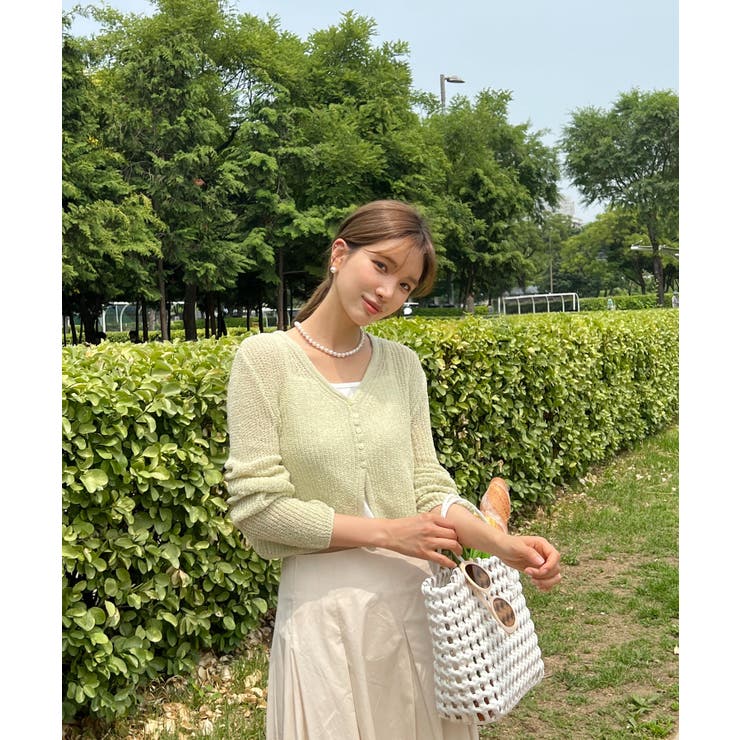 シースルーカラークロップドガーディガン | by muni:r | 詳細画像33 