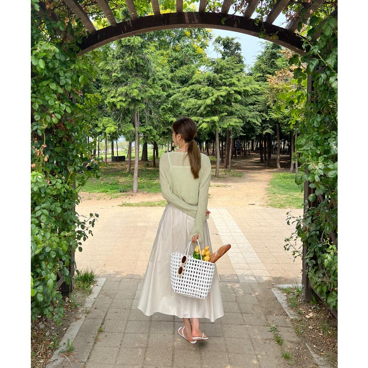 シースルーカラークロップドガーディガン | by muni:r | 詳細画像35 