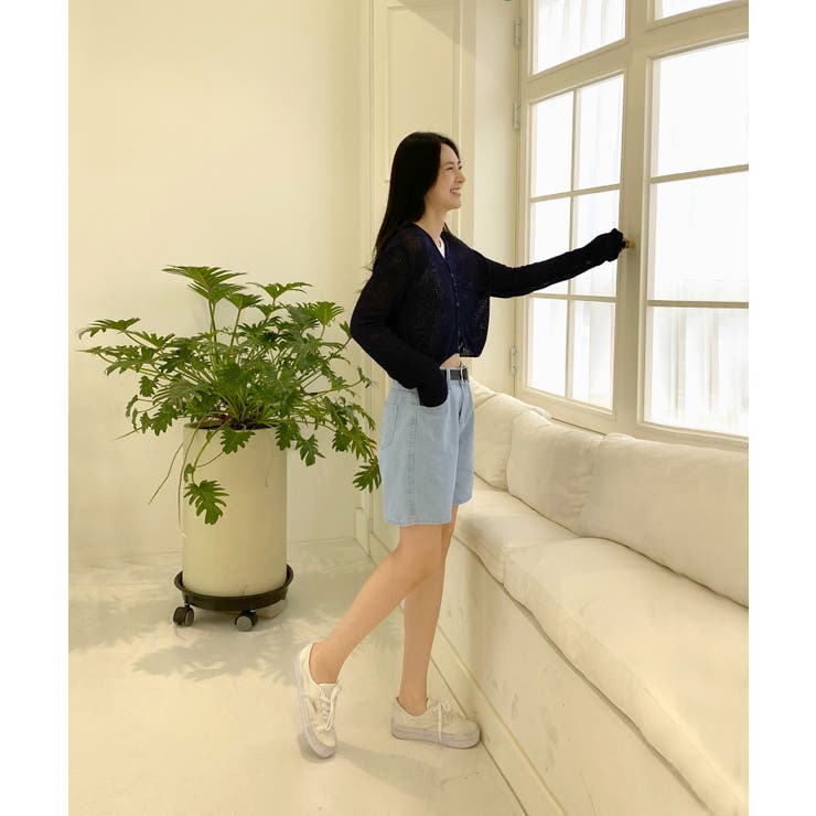 シースルーカラークロップドガーディガン | by muni:r | 詳細画像45 