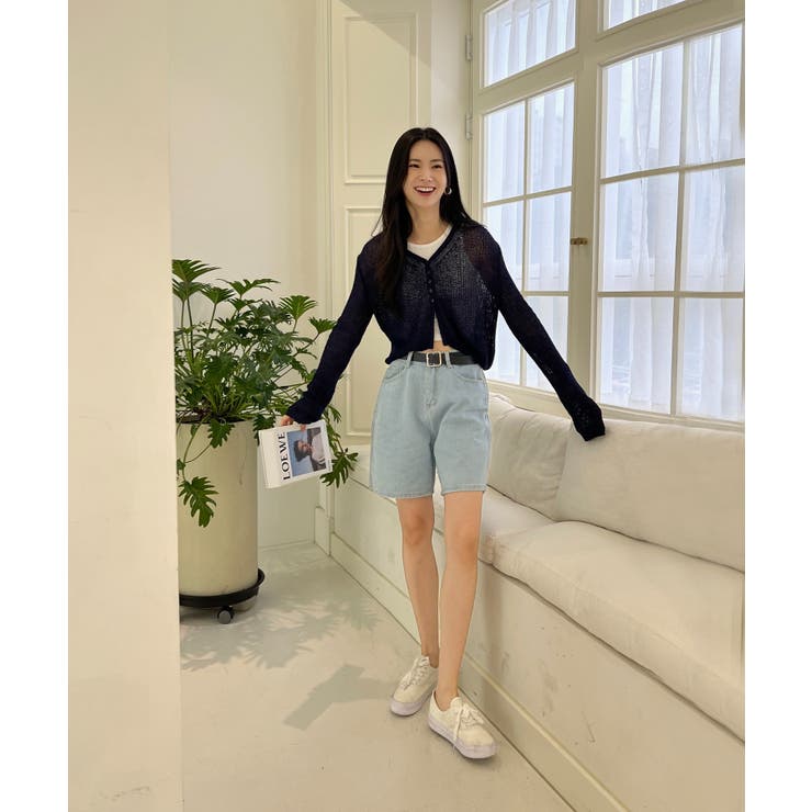 シースルーカラークロップドガーディガン | by muni:r | 詳細画像48 