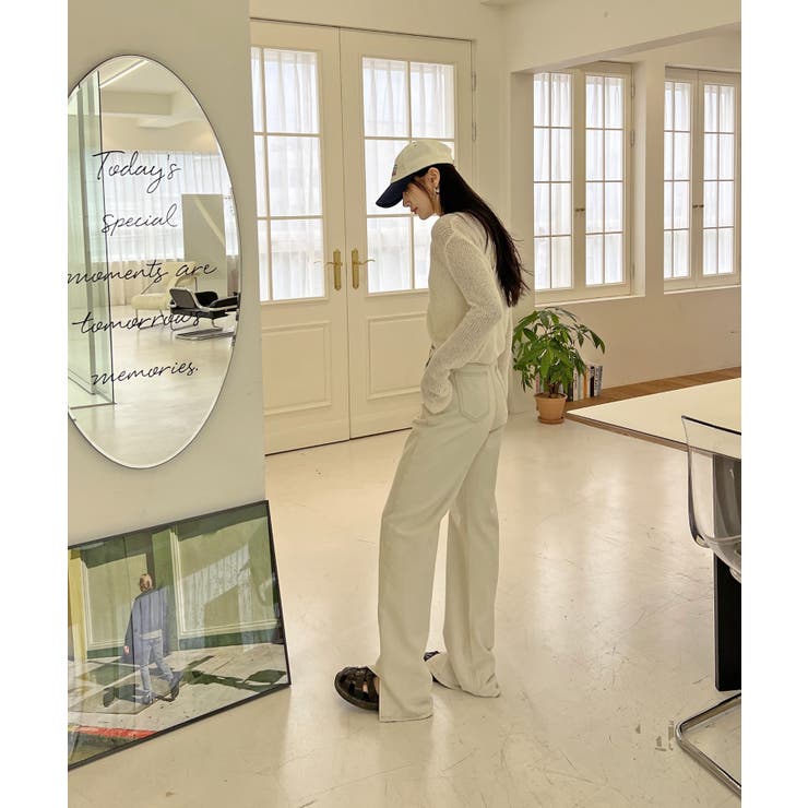 シースルーカラークロップドガーディガン | by muni:r | 詳細画像8 