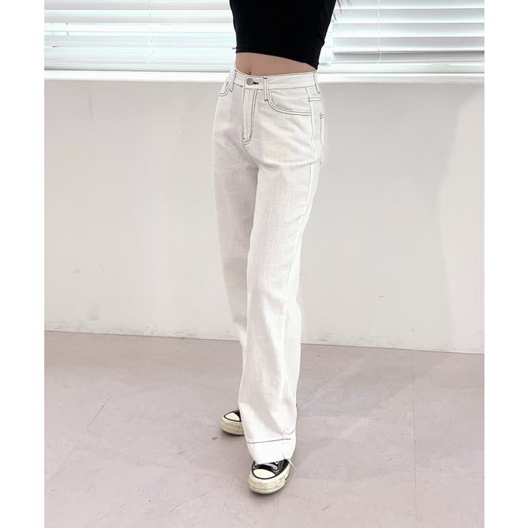 ステッチワイドパンツ | by muni:r | 詳細画像3 