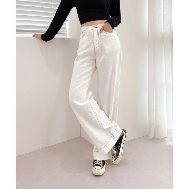 ステッチワイドパンツ | by muni:r | 詳細画像42 