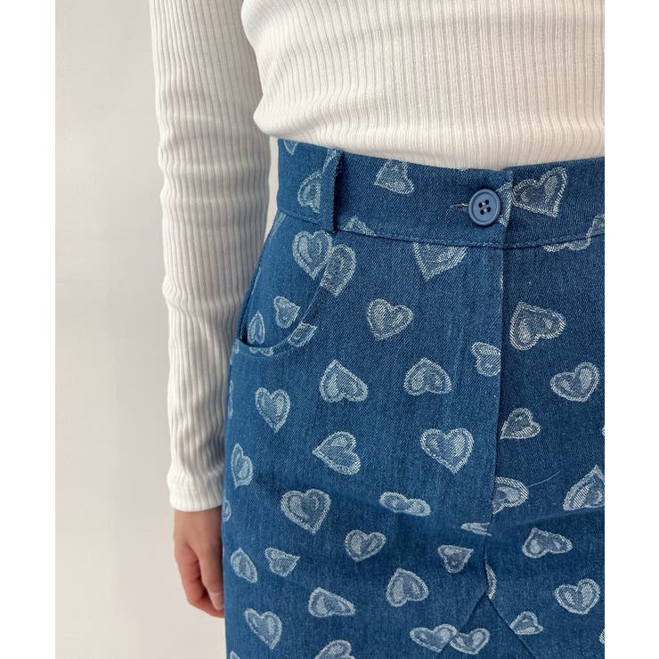 ラブリーハートデニムスカート | by muni:r | 詳細画像20 