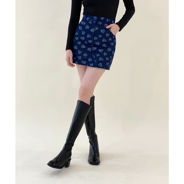 ラブリーハートデニムスカート | by muni:r | 詳細画像22 