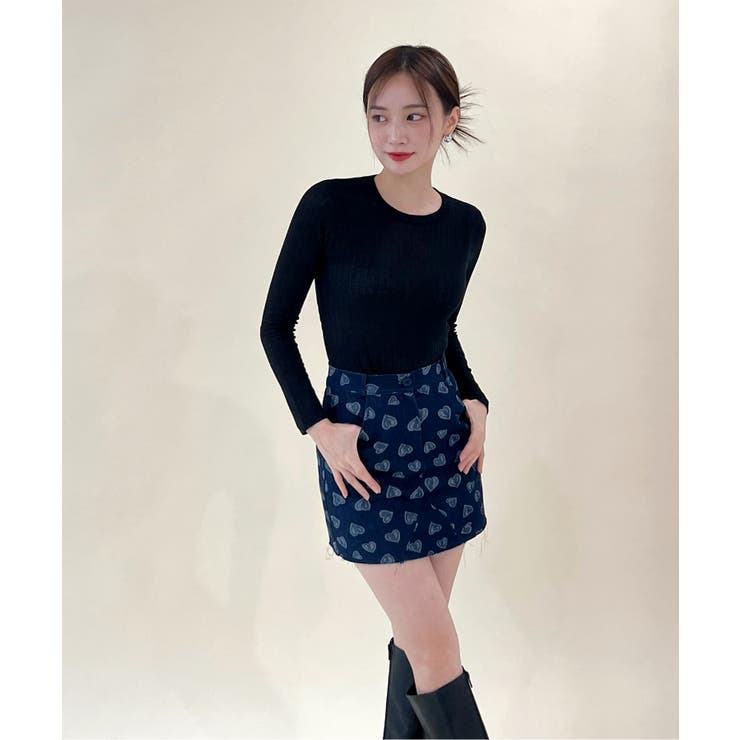 ラブリーハートデニムスカート | by muni:r | 詳細画像23 