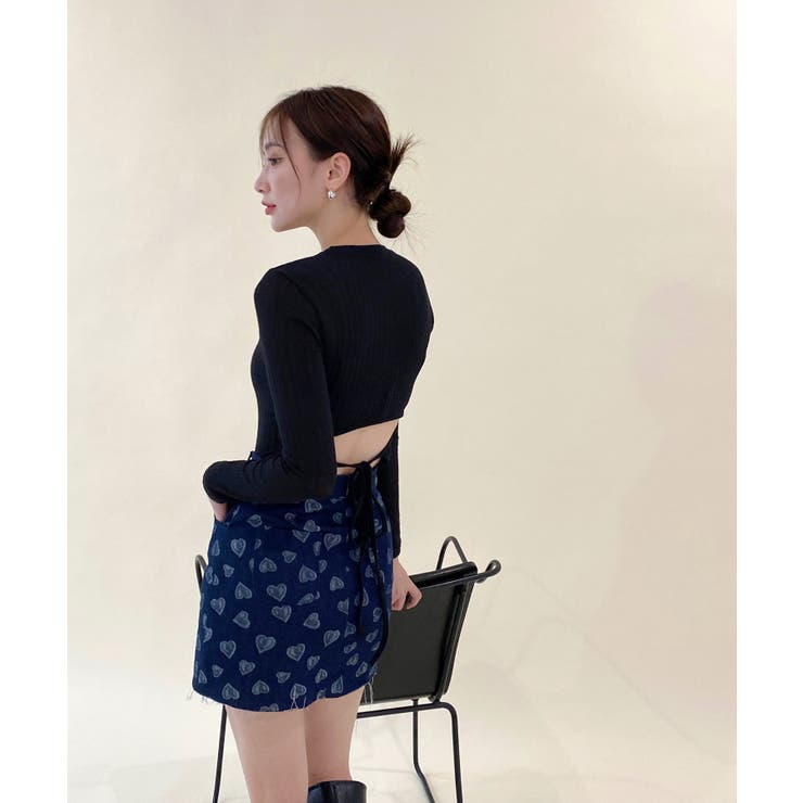 ラブリーハートデニムスカート | by muni:r | 詳細画像34 