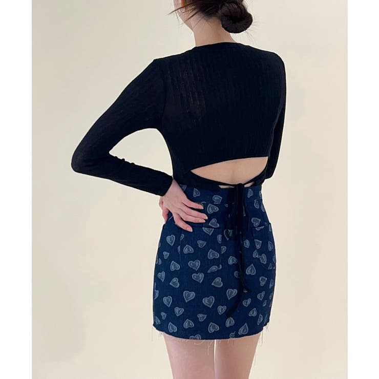 ラブリーハートデニムスカート | by muni:r | 詳細画像39 