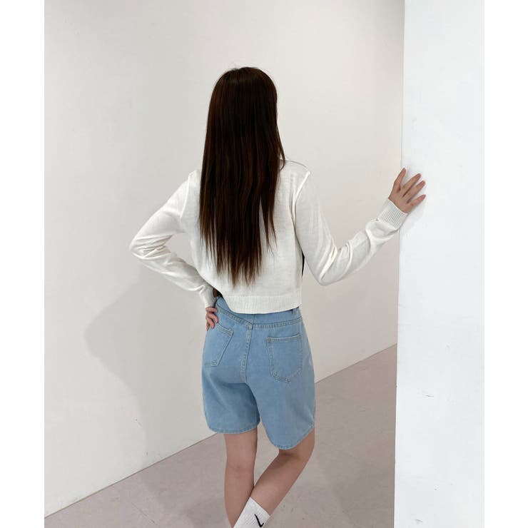 アーガイルチェッククロップニット | by muni:r | 詳細画像5 