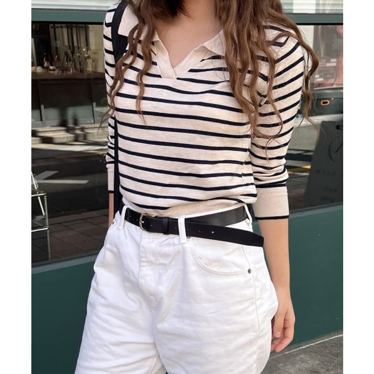 スリットストライプニット | by muni:r | 詳細画像10 