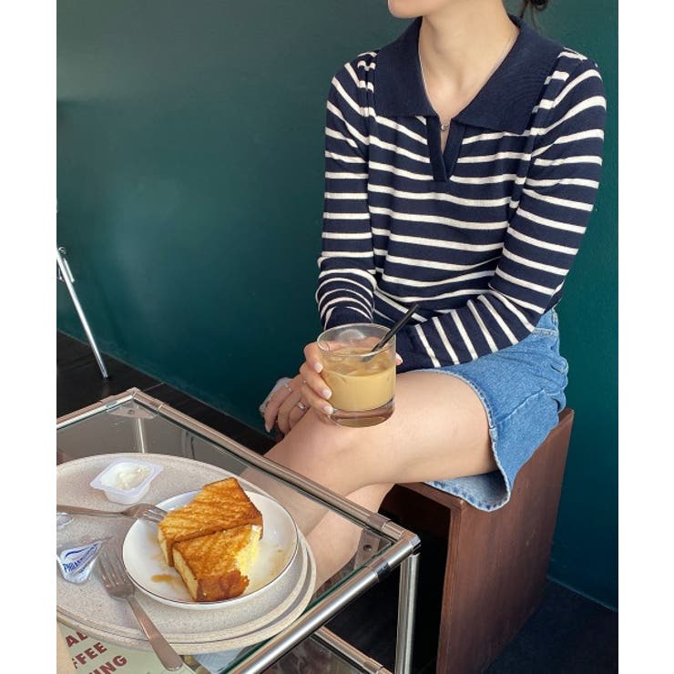 スリットストライプニット | by muni:r | 詳細画像18 