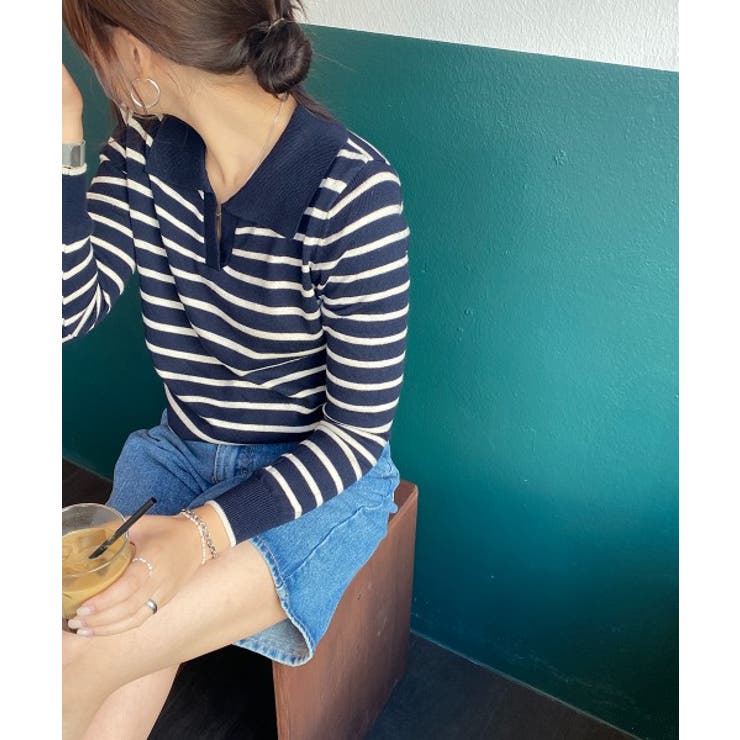 スリットストライプニット | by muni:r | 詳細画像19 