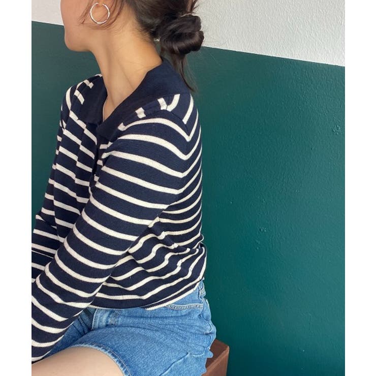 スリットストライプニット | by muni:r | 詳細画像20 