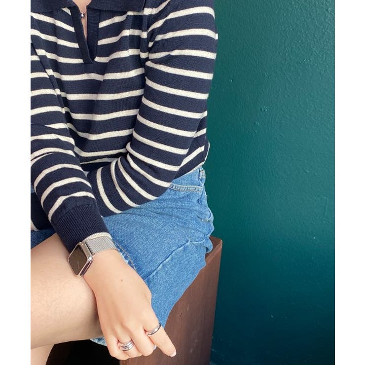 スリットストライプニット | by muni:r | 詳細画像21 