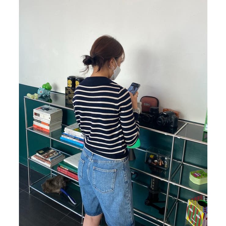 スリットストライプニット | by muni:r | 詳細画像22 