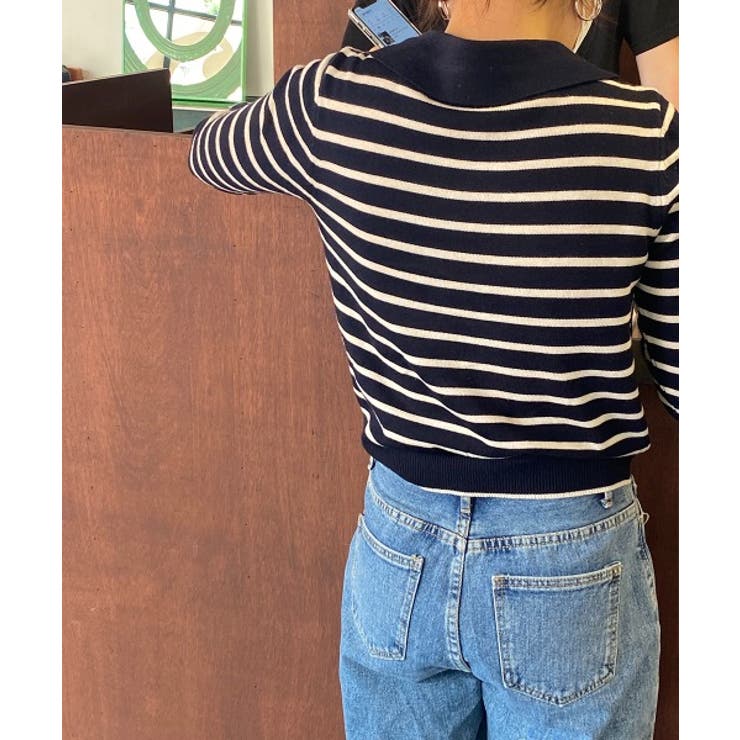 スリットストライプニット | by muni:r | 詳細画像23 