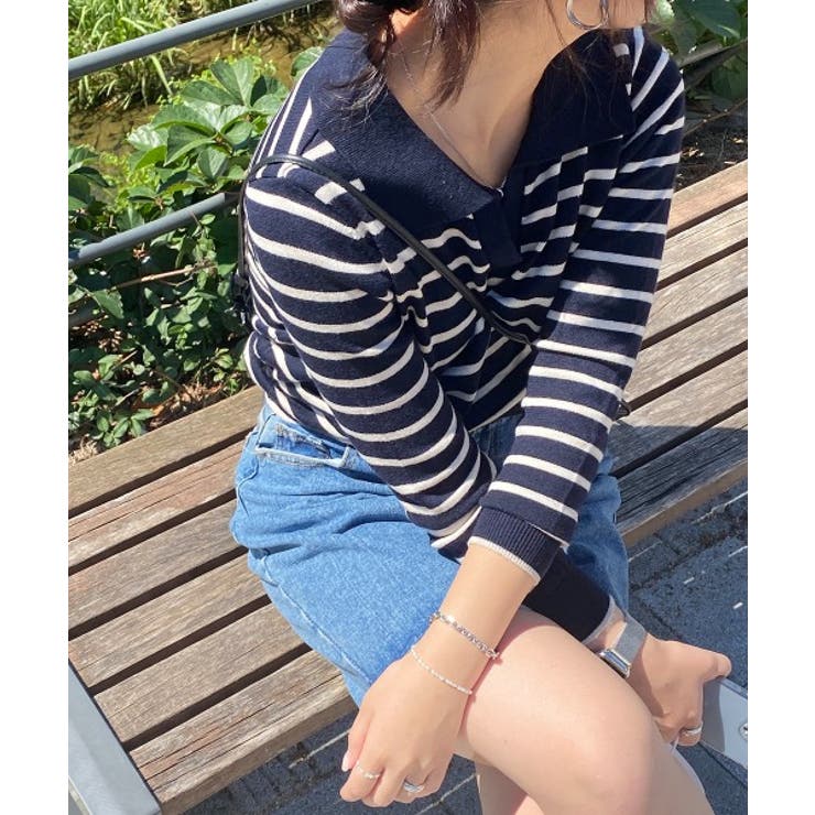 スリットストライプニット | by muni:r | 詳細画像27 