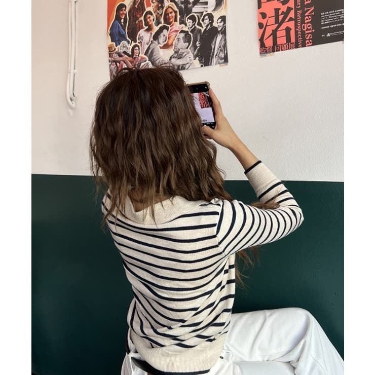 スリットストライプニット | by muni:r | 詳細画像4 