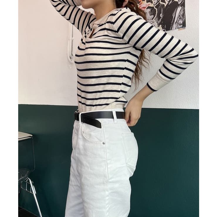 スリットストライプニット | by muni:r | 詳細画像5 