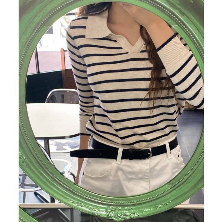 スリットストライプニット | by muni:r | 詳細画像8 