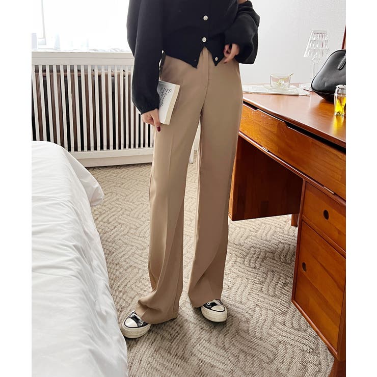 ベーシックシルエットブーツカットスラックス | by muni:r | 詳細画像1 