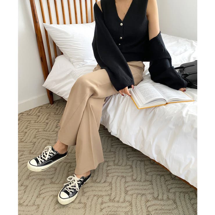 ベーシックシルエットブーツカットスラックス | by muni:r | 詳細画像11 