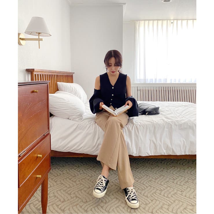 ベーシックシルエットブーツカットスラックス | by muni:r | 詳細画像13 