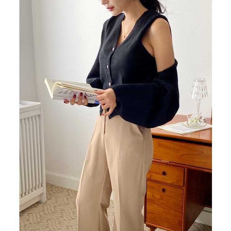 ベーシックシルエットブーツカットスラックス | by muni:r | 詳細画像15 